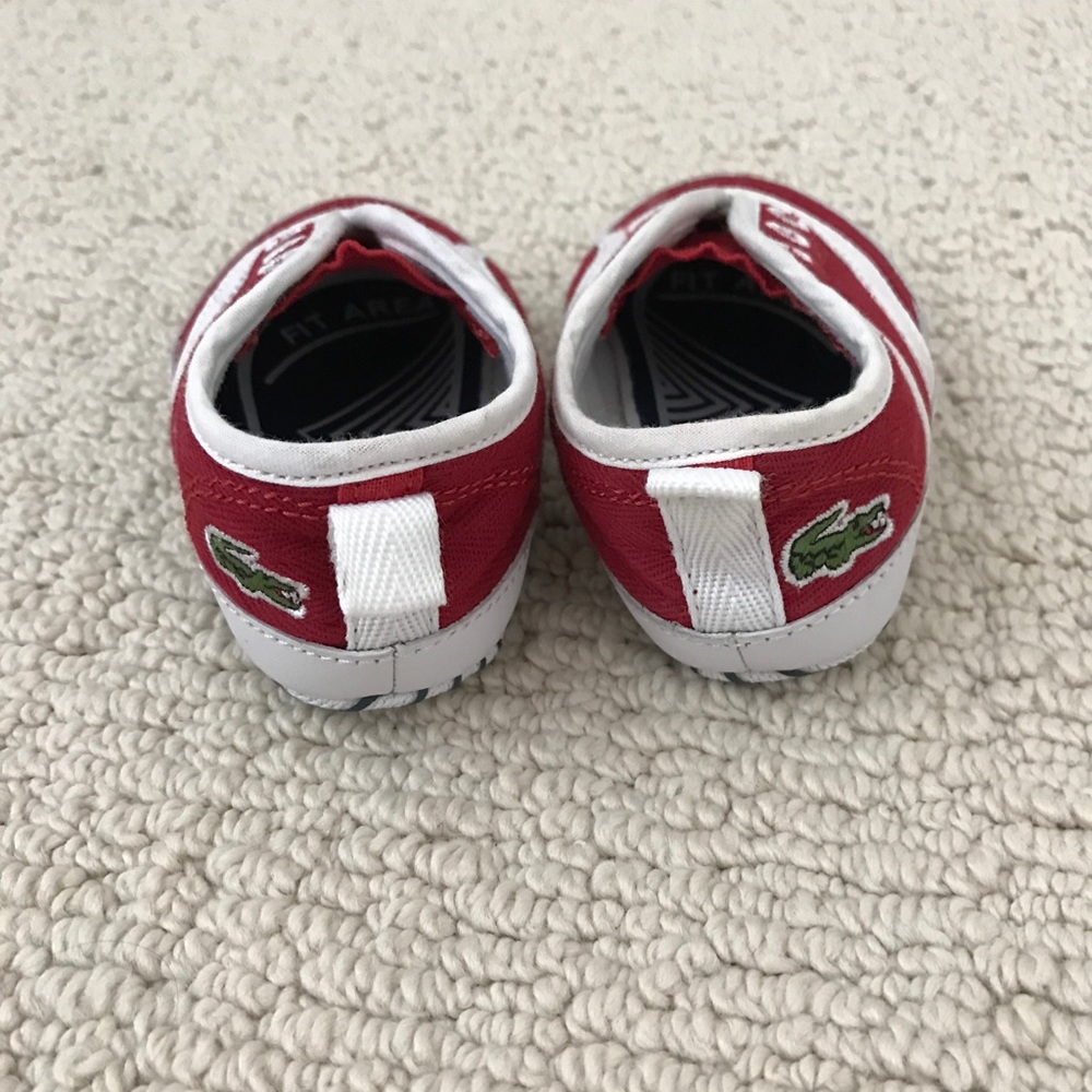 Lacoste baby shoe
